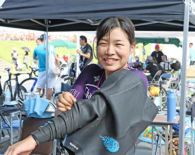 トライアスリート　一本松 静香選手